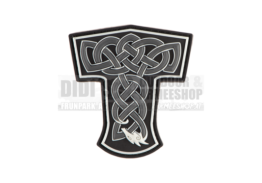 Thors Hammer Dragon Rubber Patch