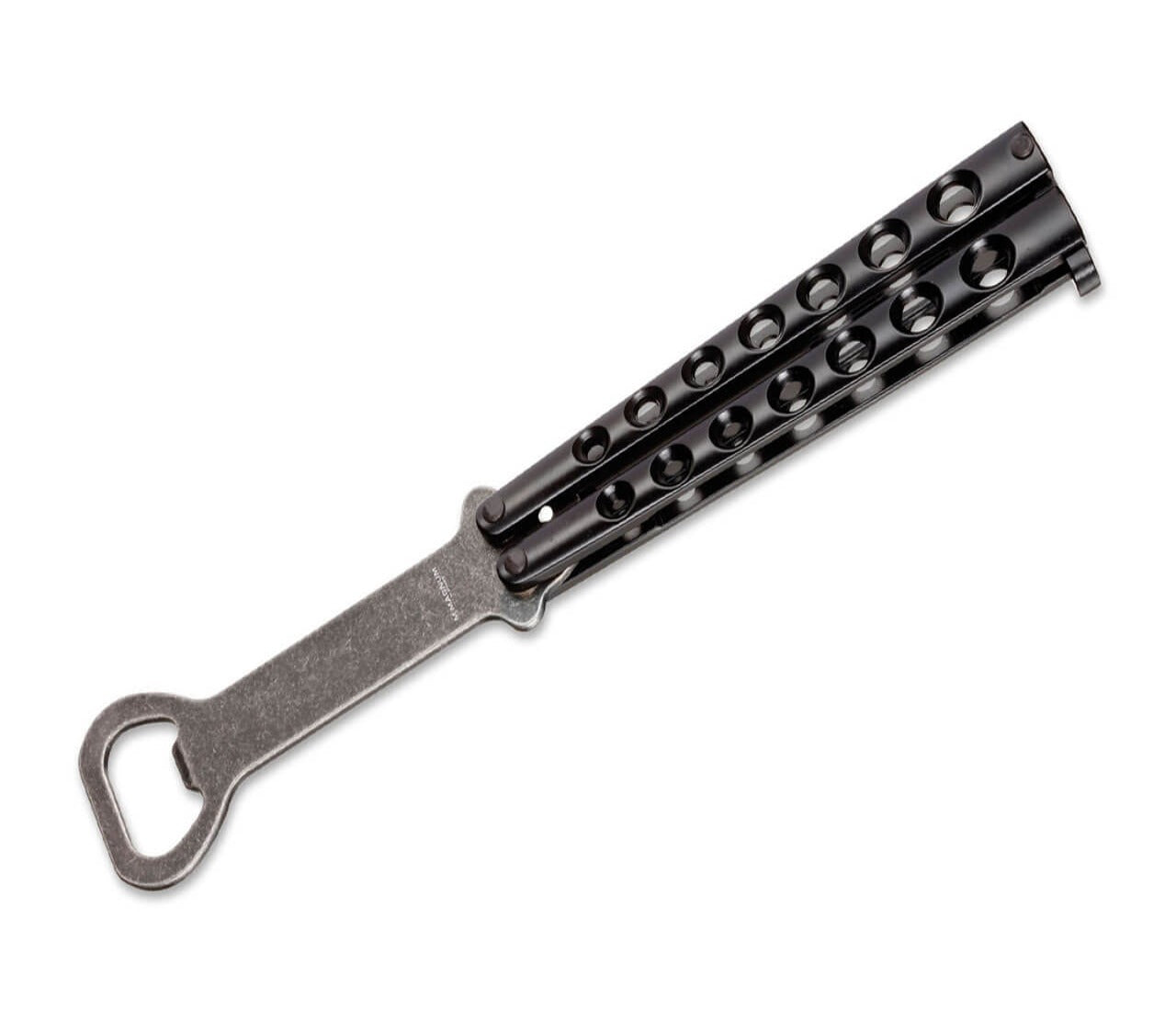 Magnum Balisong Black Bottle Opene