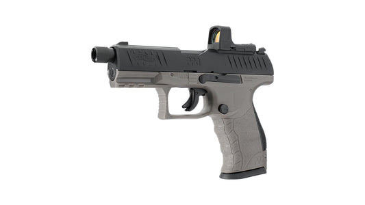 Walther PPQ M2 Q4 TAC Combo 4.6" Set 4,5 mm (.177) Diabolo, CO₂, < 3,0 J, Tungsten Gray