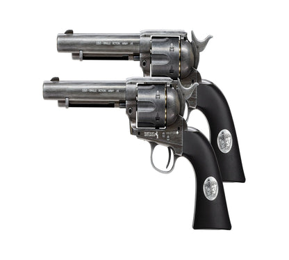 Colt SAA Double Aces Duel Set 4,5 mm (.177) BB, CO₂, < 3,0 J, Antik-Finish