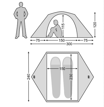 Finnmark 2 Zelt - 2 Pers.