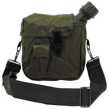 US Feldflasche m. Hülle 2Q.
