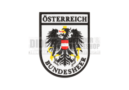 Bundesheer Rubber Patch Adler Weiß oder Grau