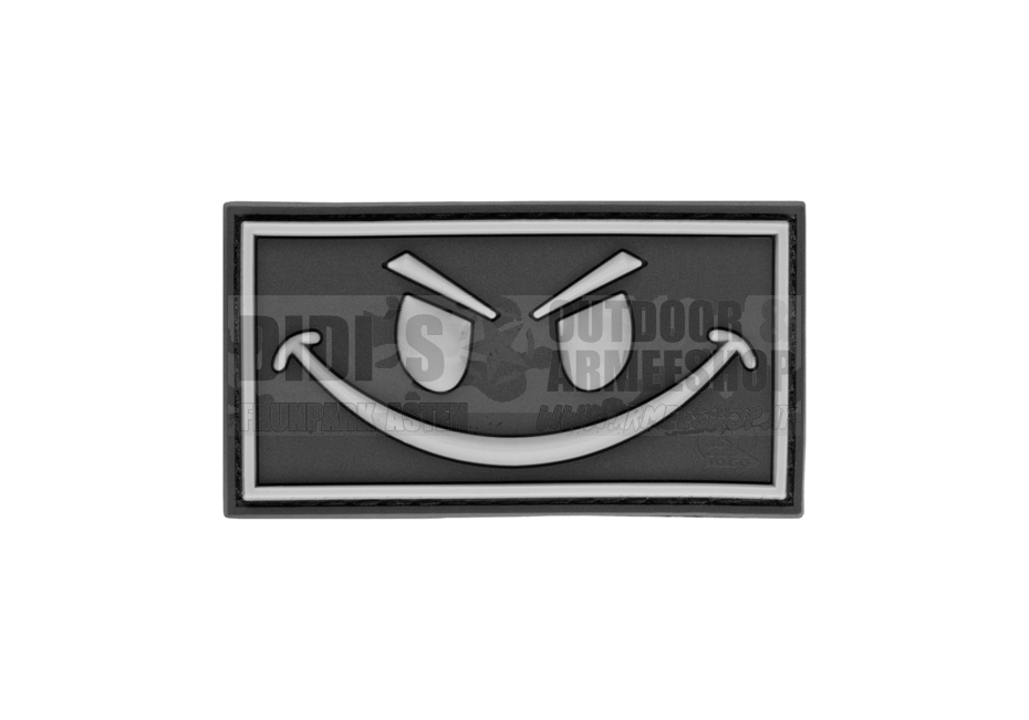 Evil Smile Rubber Patch - Div. Farben