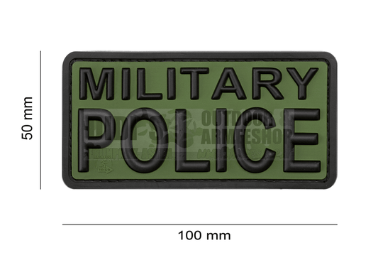 Military Police Rubber Patch - Div. Farben