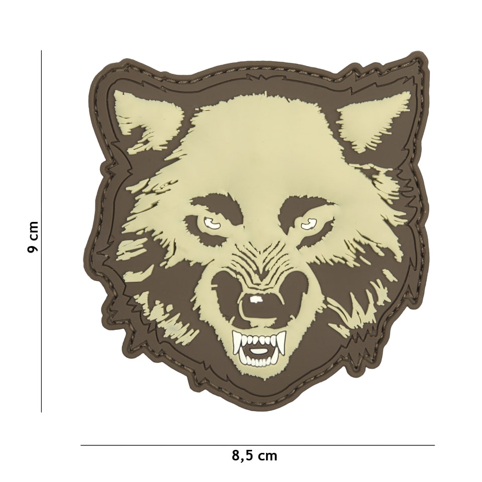Wolf Rubber Patch - Div. Farben