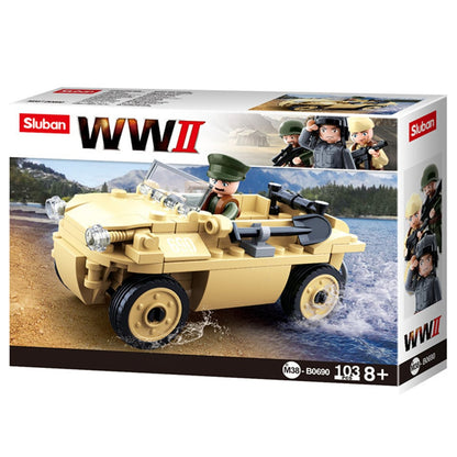 Sluban WWII Dt. Amphibius Fahrzeug