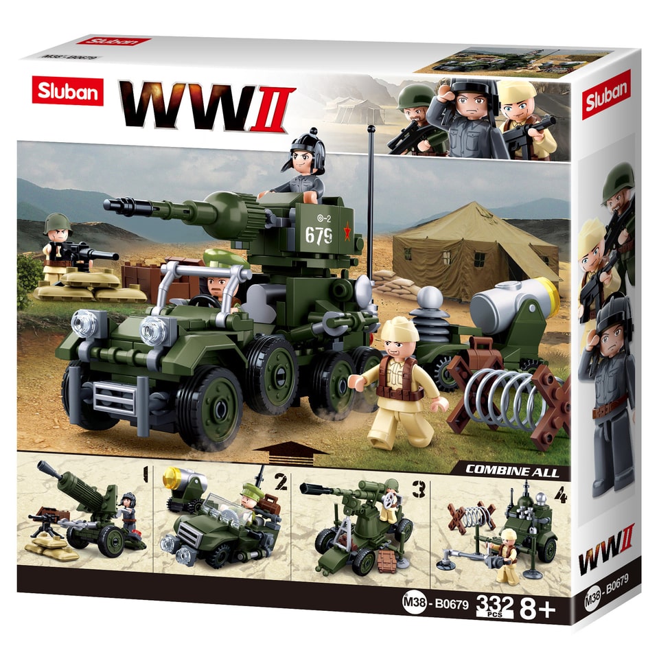 Sluban WWII Russ. Armee Set
