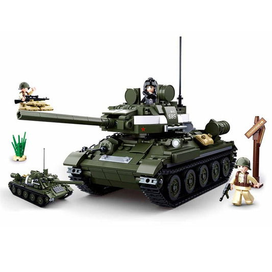 Sluban WWII Russ. T34 Panzer