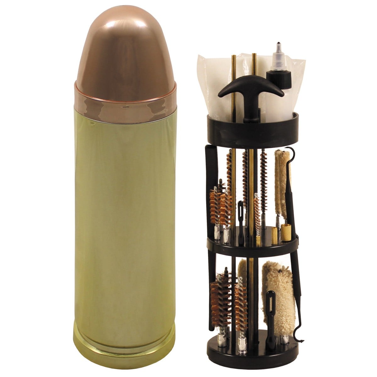 Reinigungsset, "Patrone", für Gewehr, Pistole, Multikaliber