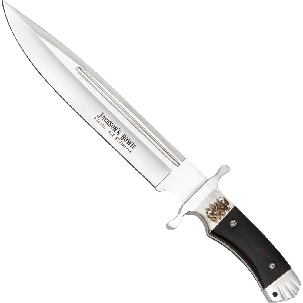 Jackson's Bowie Messer mit Hirschhorn 41cm
