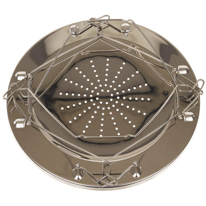 Campingtoaster, klappbar, für 4 Scheiben, mit Zange