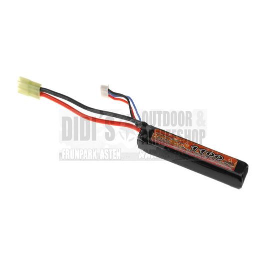 Lipo 7.4V 1100mAh 20C Stock Tube Type