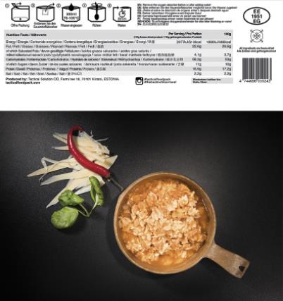 TACTICAL FOOD - Tuna Pasta