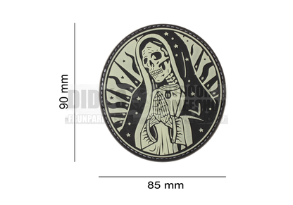 Santa Muerte Rubber Patch