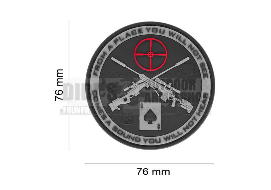Sniper Rubber Patch - Div. Farben