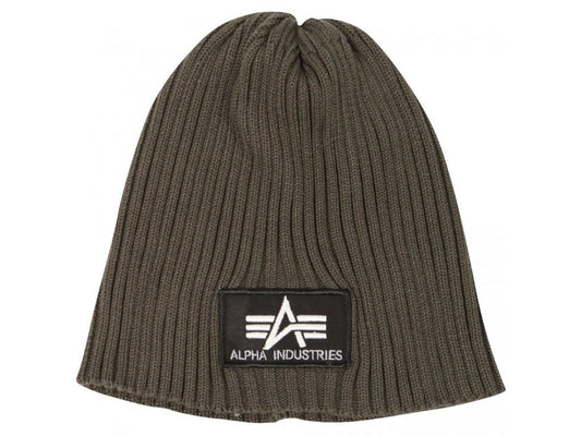 Alpha Industrie Rollmütze rip Beanie oliv