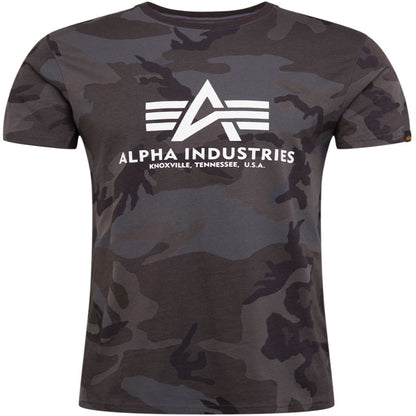 Alpha Industrie T-Shirt Basic black camo