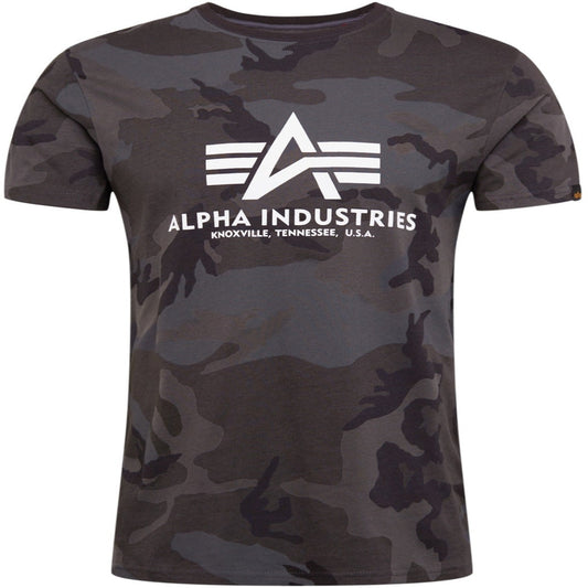 Alpha Industrie T-Shirt Basic black camo