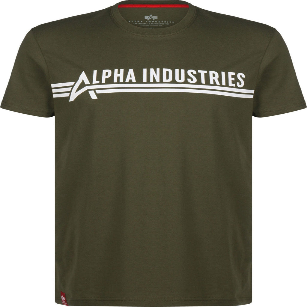 Alpha Industrie T-Shirt T Print dark oliv