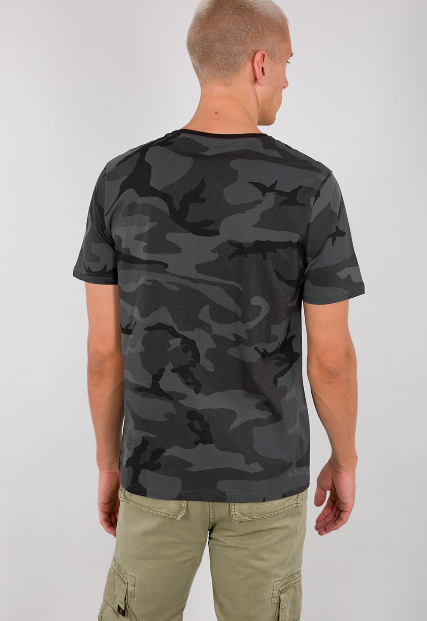 Alpha Industrie T-Shirt Basic black camo