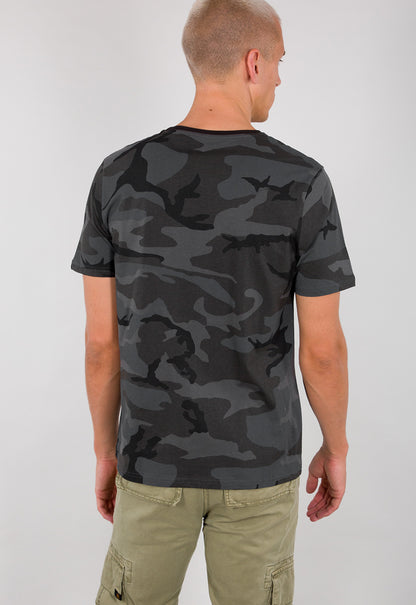 Alpha Industrie T-Shirt Basic black camo