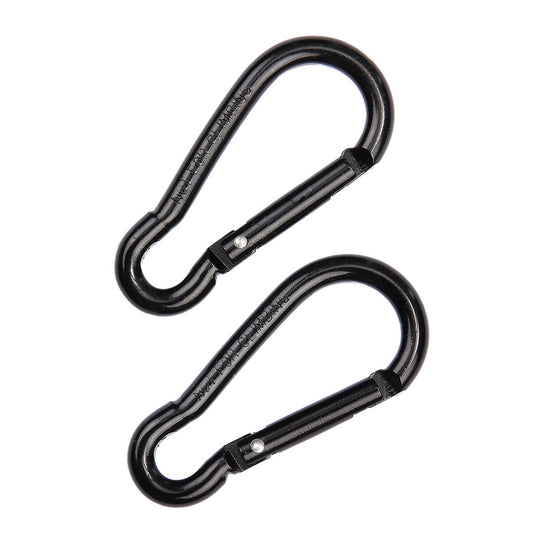 BCB 6mm / 8mm Karabiner (2 Stück) schwarz