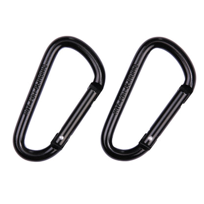 BCB 6mm / 8mm Karabiner (2 Stück) schwarz
