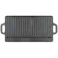Grillplatte, Gusseisen, 2 Griffe, ca. 50 x 23 x 1,5 cm