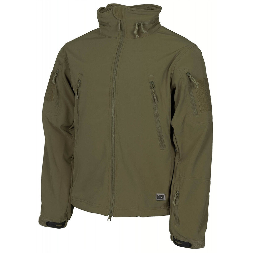 Softshell Jacke,Nässeschutz "Scorpion", oliv/schwarz div.Farben
