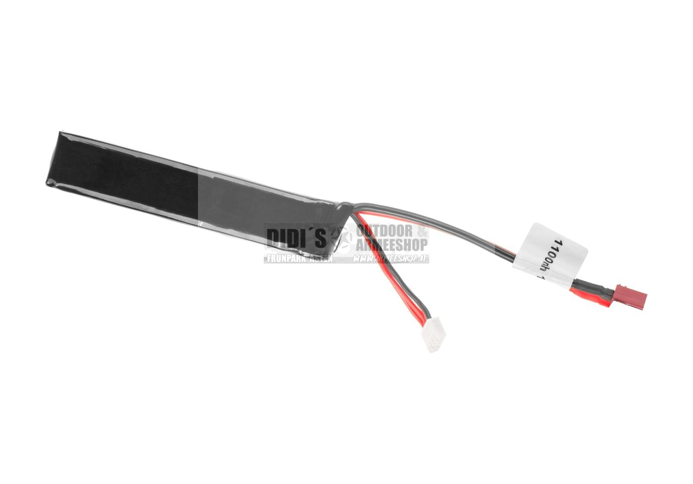 Lipo 11.1V 1100mAh 20C Stock Tube Type T-Plug