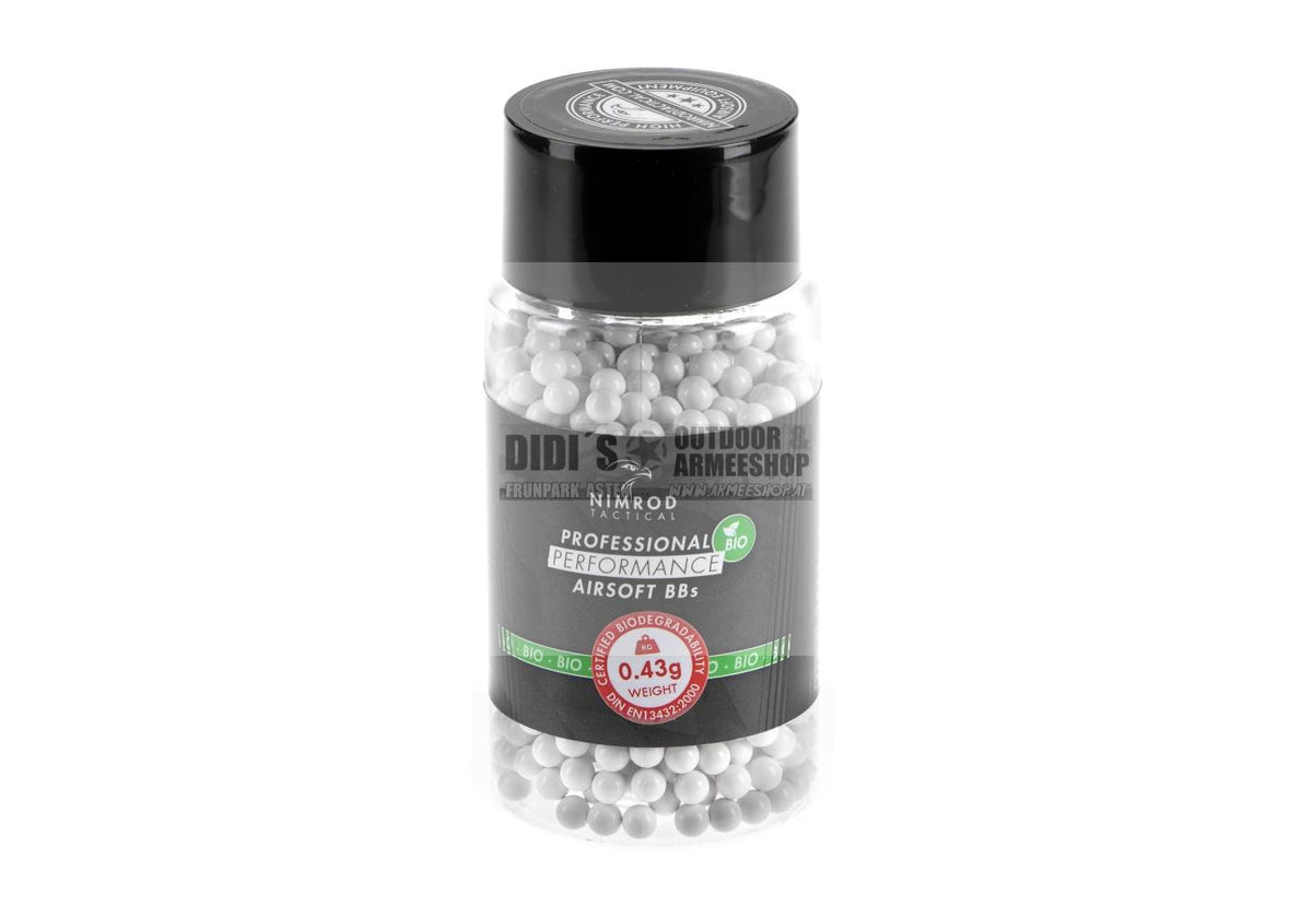 Nimrod Tactical Bio BB 0,43g Sniper 1000 Stück | 5,95mm