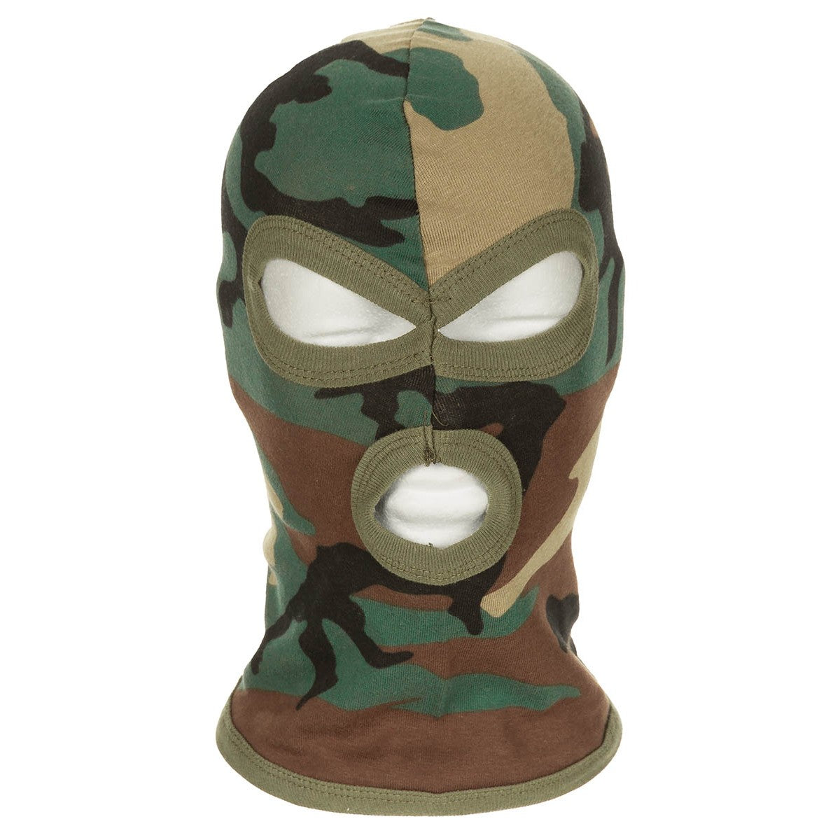 Balaclava, 3-Loch, dünn, div. Farben 100 % Baumwolle
