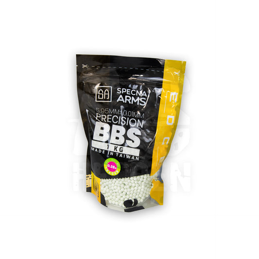 Airsoftkugeln Tracer BIO 0.28g Specna Arms EDGE ULTRA™ BIO Präzisionsgeschosse - 1 kg - grün