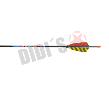 Black Eagle Arrow Feather Fletched Intrepid Pfeil