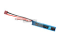 Lipo 7.4V 1300mAh 25C Buffer Tube Type T-Plug