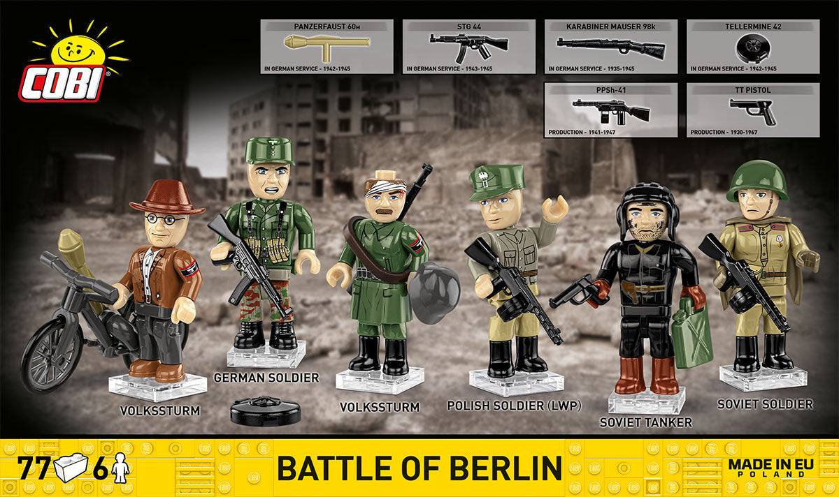 Cobi HISTORICAL COLLECTION WWII - Figures & Accessories - Battle of Berlin 1945