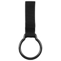 Taschenlampenhalter, mit Ring schwarz