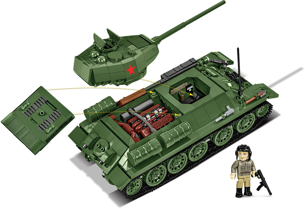 Cobi HISTORICAL COLLECTION WWII - T34-85 (2in1 - PL and ZSRR)