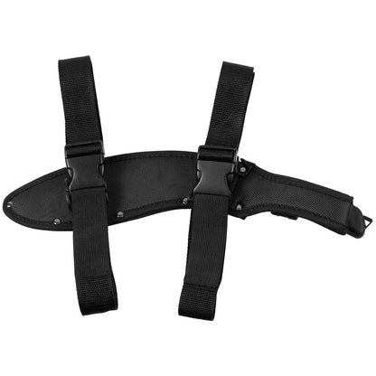 Machete, "Kukri", schwarz, mit Nylonscheide