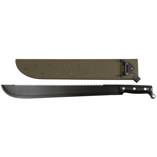 Bolo Machete, mit Sägerücken, Plastikhülle, wie original US