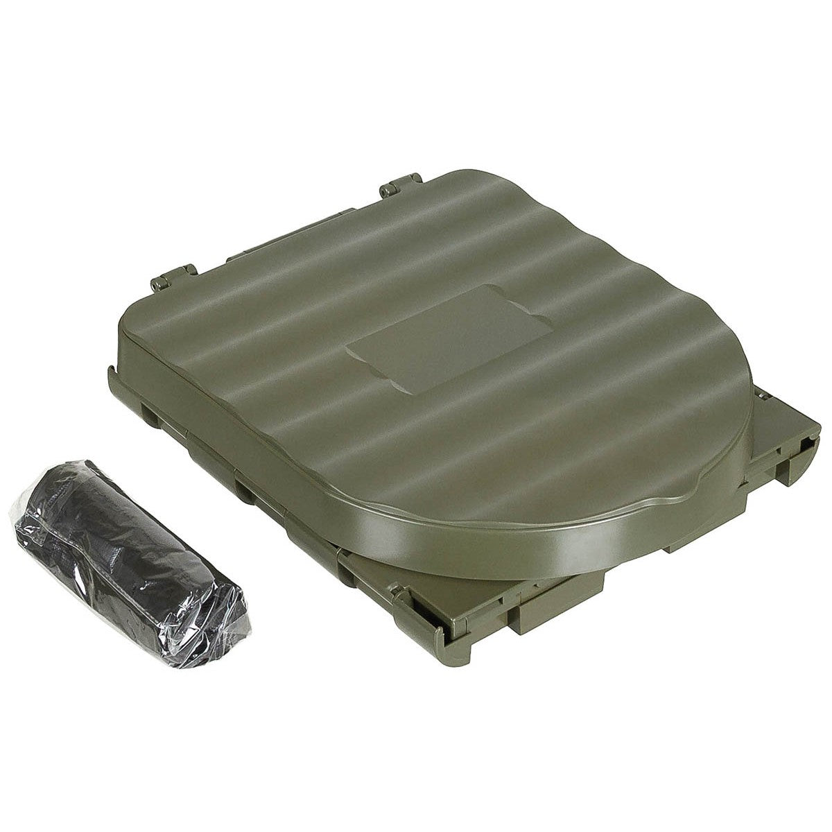 Campingtoilette, faltbar, oliv