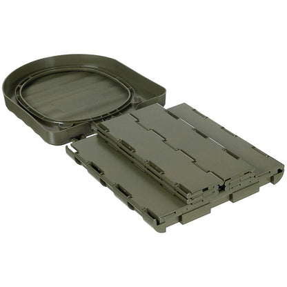 Campingtoilette, faltbar, oliv