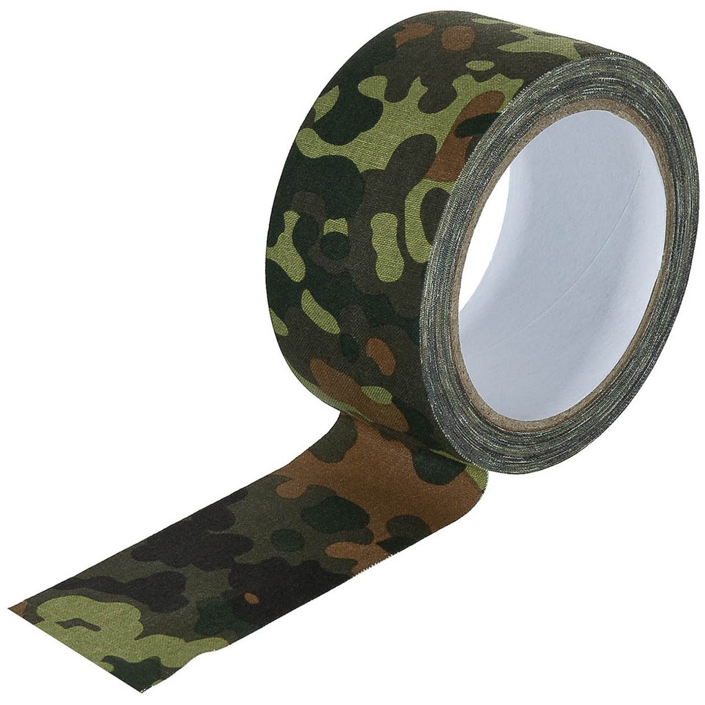 Klebeband Gewebe, ca. 5 cm x 10 m, flecktarn & woodland