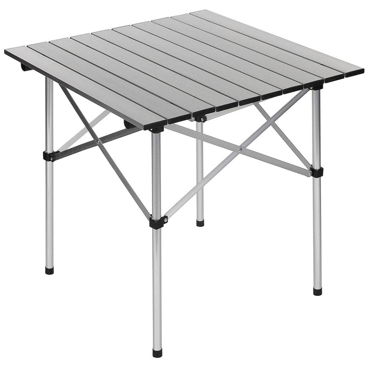 Camping-Rolltisch, Alu, Gestell klappbar