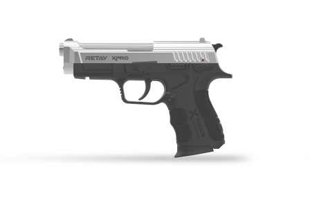 Pistole Retay X Pro Kal. 9 PAK, 14+1Schuss, nickel, Semi
