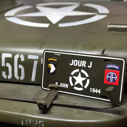 Nummernschild Jour J 6 juin 1944