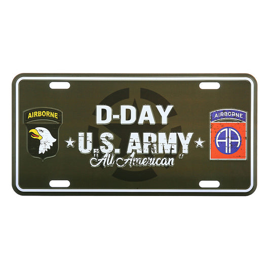 Nummernschild D-Day Allied Star