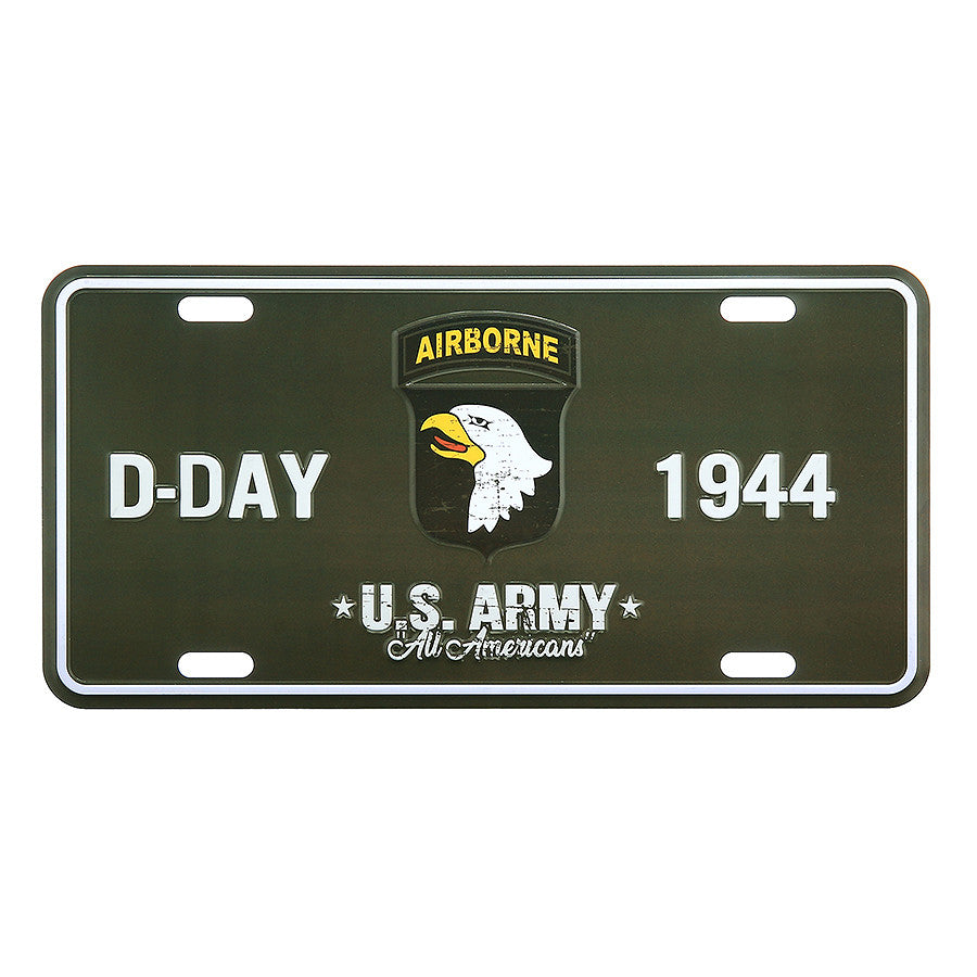 Nummernschild D-Day 1944 101st Airborne