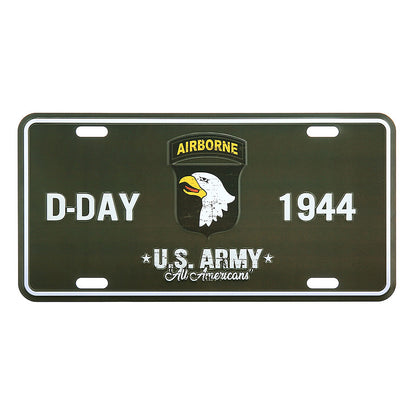 Nummernschild D-Day 1944 101st Airborne